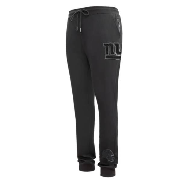 NFL公式 メンズ スウェットパンツ ジョガーパンツ ボトムス プロスタンダード Pro Standard ニューヨーク・ジャイアンツ NEW YORK GIANTS TRIPLE BLACK JOGGER_1