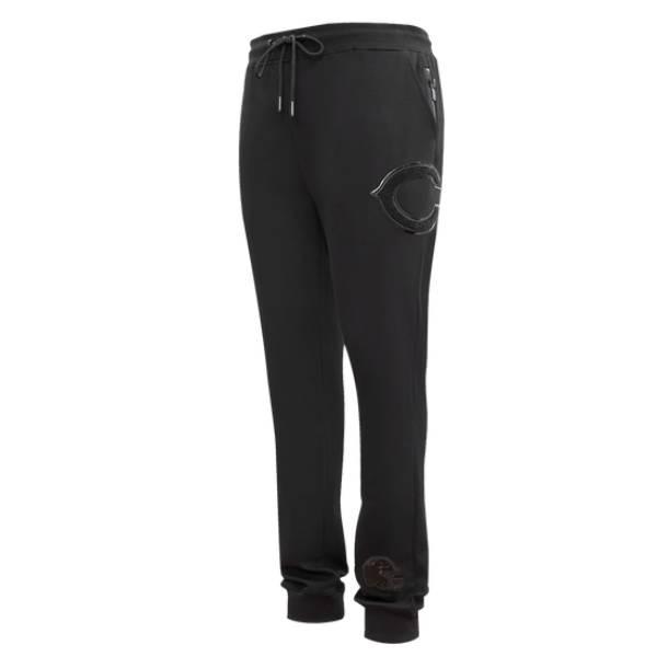 NFL公式 メンズ スウェットパンツ ジョガーパンツ ボトムス プロスタンダード Pro Standard シカゴ・ベアーズ CHICAGO BEARS TRIPLE BLACK MEN'S JOGGER_1