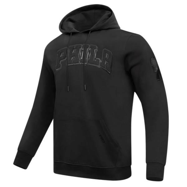 NBA公式 メンズ パーカー トレーナー 長袖トップス プロスタンダード フィラデルフィア・セブンティシクサーズ PHILADELPHIA 76ERS CLASSIC MEN'S 3BK HOODIE