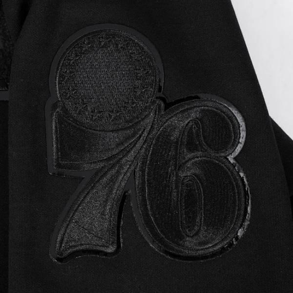 NBA公式 メンズ パーカー トレーナー 長袖トップス プロスタンダード フィラデルフィア・セブンティシクサーズ PHILADELPHIA 76ERS CLASSIC MEN'S 3BK HOODIE