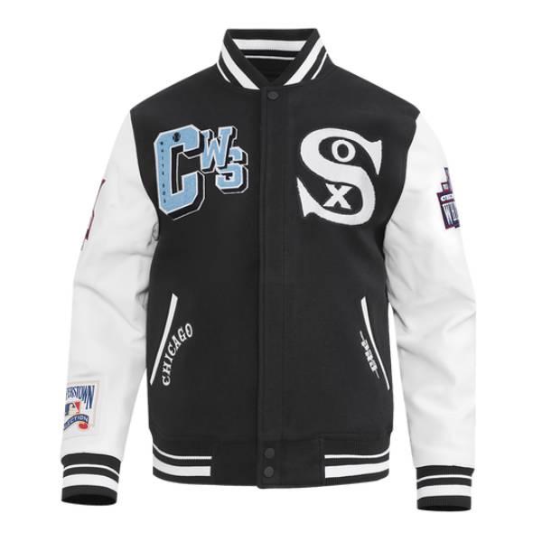 MLB公式 メンズ アウター スタジャン ジャケット プロスタンダード シカゴ・ホワイトソックス CHICAGO WHITE SOXの画像