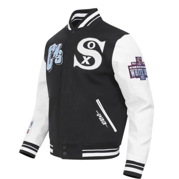 MLB公式 メンズ アウター スタジャン ジャケット プロスタンダード シカゴ・ホワイトソックス CHICAGO WHITE SOXの画像