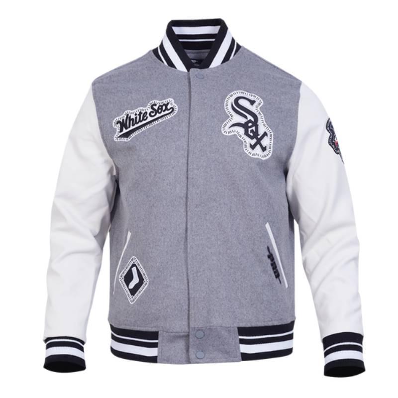MLB公式 正規品 メンズ アウター スタジャン ジャケット シカゴ・ホワイトソックス CHICAGO WHITE SOXの画像
