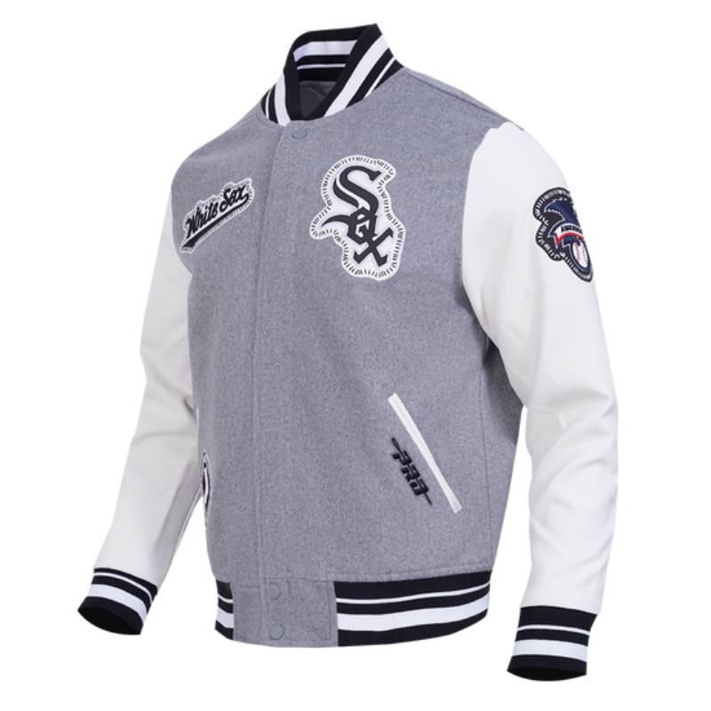 MLB公式 正規品 メンズ アウター スタジャン ジャケット シカゴ・ホワイトソックス CHICAGO WHITE SOXの画像