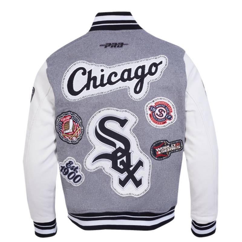 MLB公式 正規品 メンズ アウター スタジャン ジャケット シカゴ・ホワイトソックス CHICAGO WHITE SOXの画像