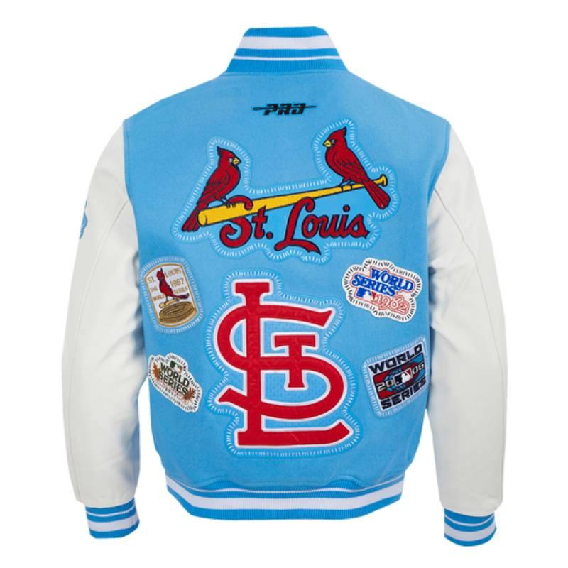 MLB公式 正規品 メンズ アウター スタジャン ジャケット セントルイス・カージナルス ヌートバー ST. LOUIS CARDINALSの画像