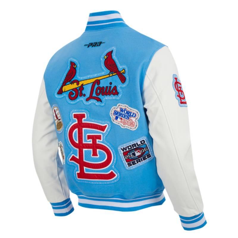 MLB公式 正規品 メンズ アウター スタジャン ジャケット セントルイス・カージナルス ヌートバー ST. LOUIS CARDINALSの画像