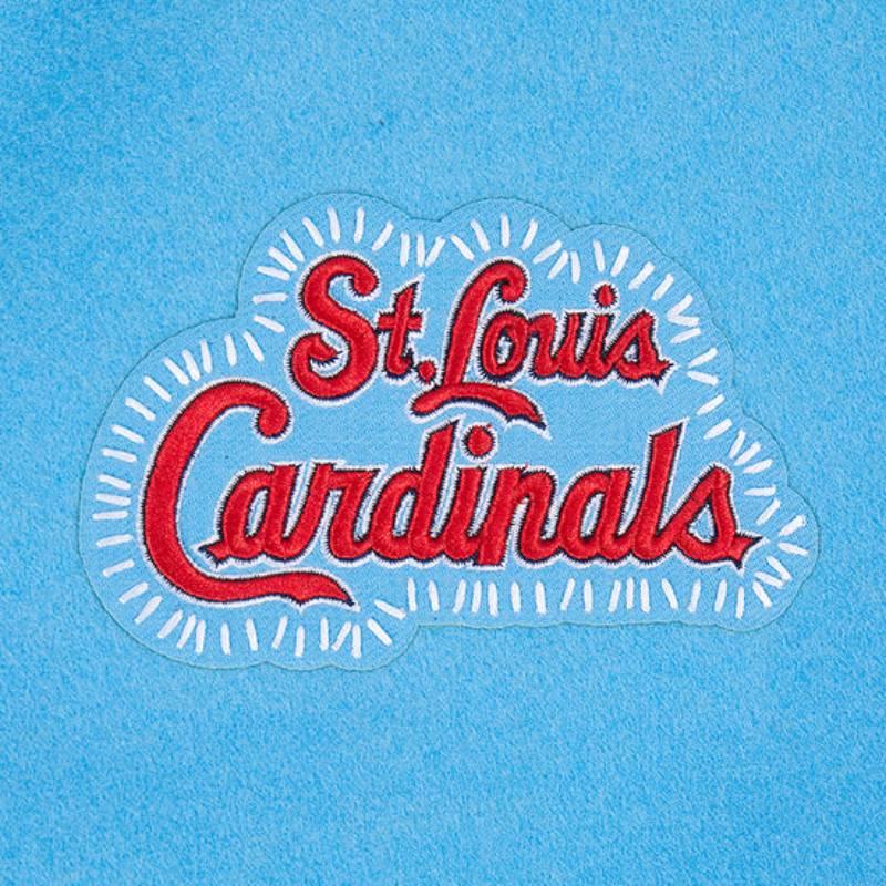 MLB公式 正規品 メンズ アウター スタジャン ジャケット セントルイス・カージナルス ヌートバー ST. LOUIS CARDINALSの画像