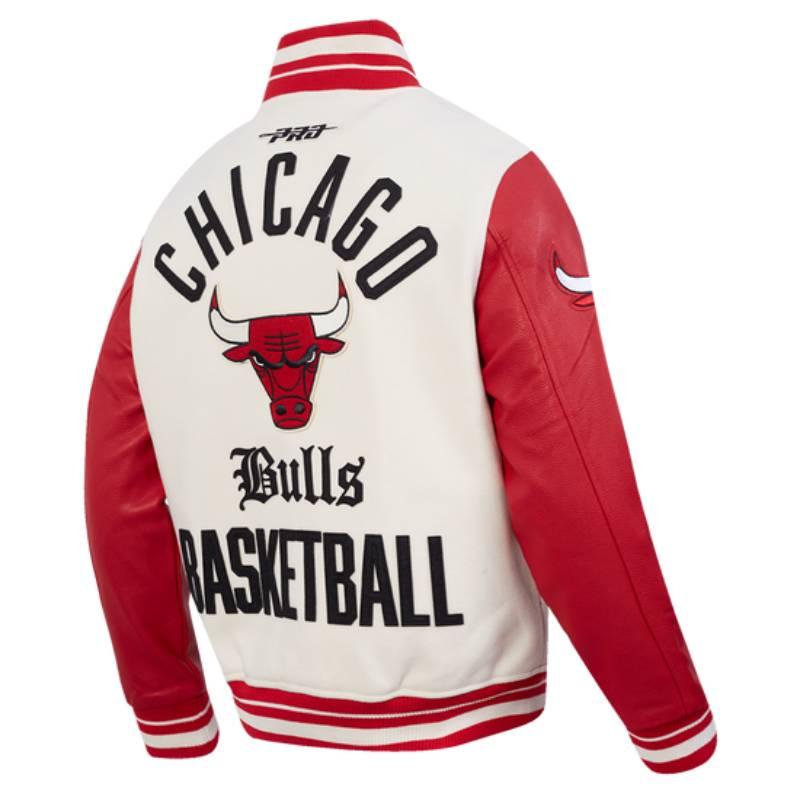 NBA公式 正規品 メンズ アウター スタジャン ジャケット シカゴ・ブルズ CHICAGO BULLSの画像