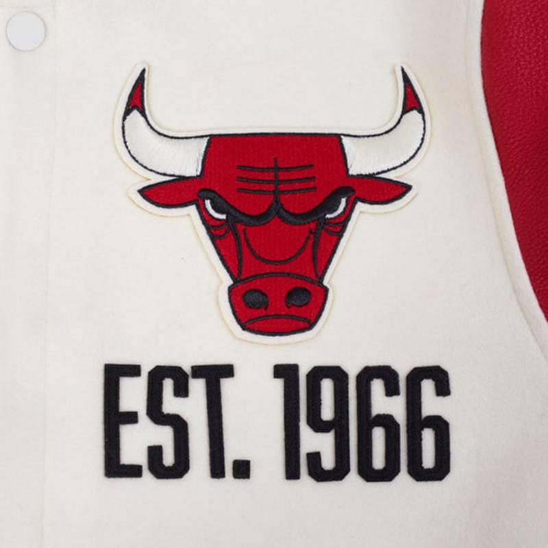 NBA公式 正規品 メンズ アウター スタジャン ジャケット シカゴ・ブルズ CHICAGO BULLSの画像