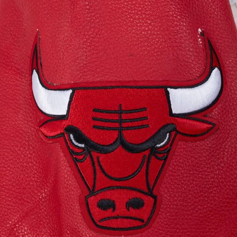 NBA公式 正規品 メンズ アウター スタジャン ジャケット シカゴ・ブルズ CHICAGO BULLSの画像