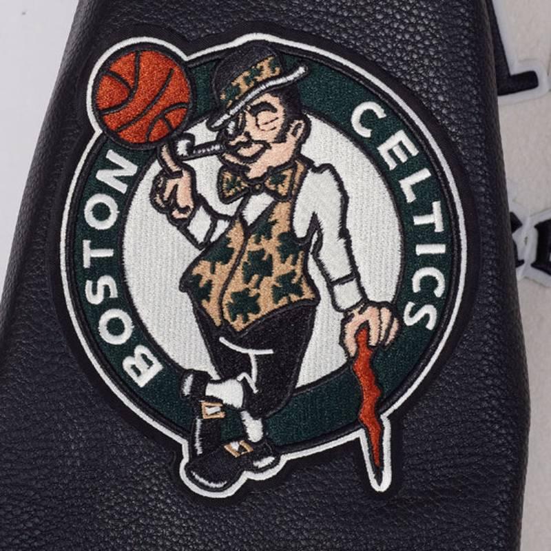 NBA公式 正規品 メンズ アウター スタジャン ジャケット ボストン・セルティックス ジェイソン・テイタム BOSTON CELTICSの画像