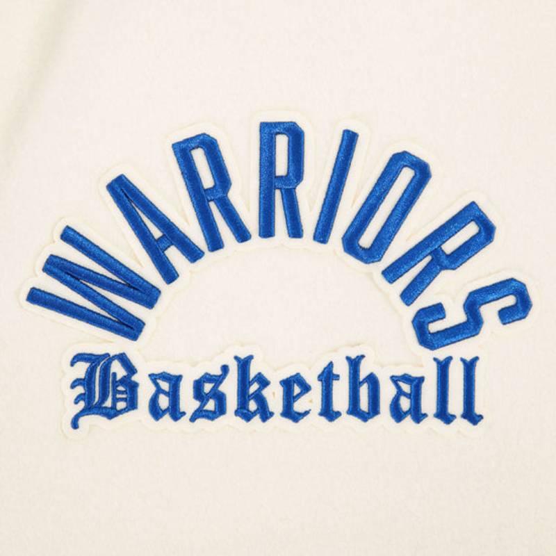NBA公式 正規品 メンズ アウター スタジャン ジャケット ゴールデンステイト・ウォリアーズ ステフィン・カリー GOLDEN STATE WARRIORSの画像