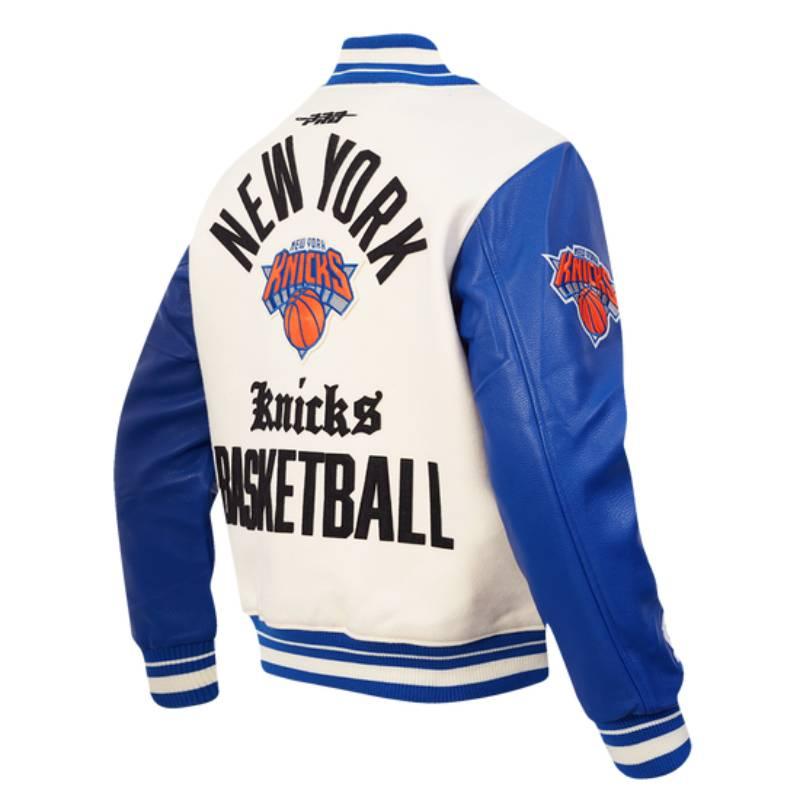 NBA公式 正規品 メンズ アウター スタジャン ジャケット ニューヨーク・ニックス NEW YORK KNICKSの画像