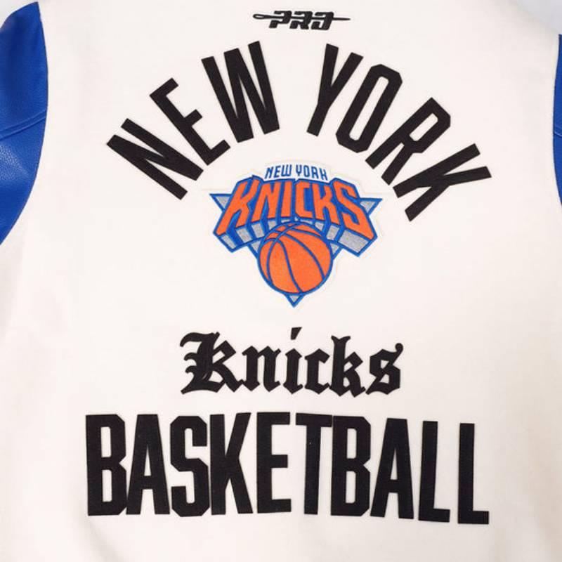 NBA公式 正規品 メンズ アウター スタジャン ジャケット ニューヨーク・ニックス NEW YORK KNICKSの画像