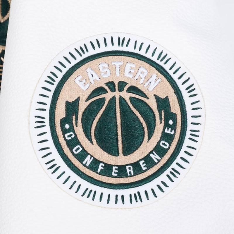 NBA公式 正規品 メンズ アウター スタジャン ジャケット ミルウォーキー・バックス MILWAUKEE BUCKSの画像