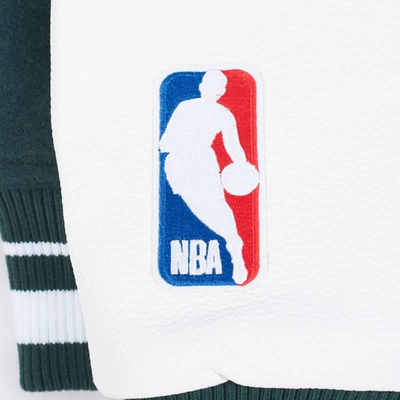 NBA公式 正規品 メンズ アウター スタジャン ジャケット ミルウォーキー・バックス MILWAUKEE BUCKSの画像