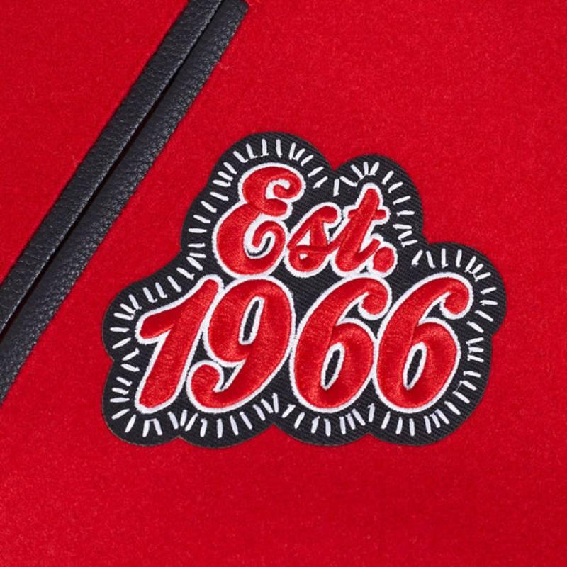 NBA公式 正規品 メンズ アウター スタジャン ジャケット シカゴ・ブルズ CHICAGO BULLSの画像