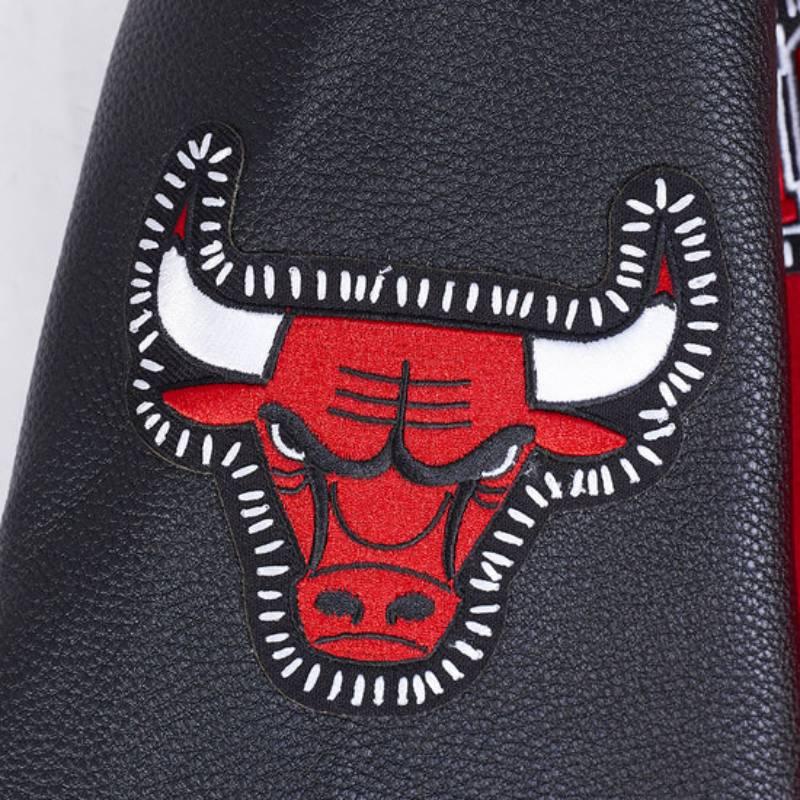 NBA公式 正規品 メンズ アウター スタジャン ジャケット シカゴ・ブルズ CHICAGO BULLSの画像
