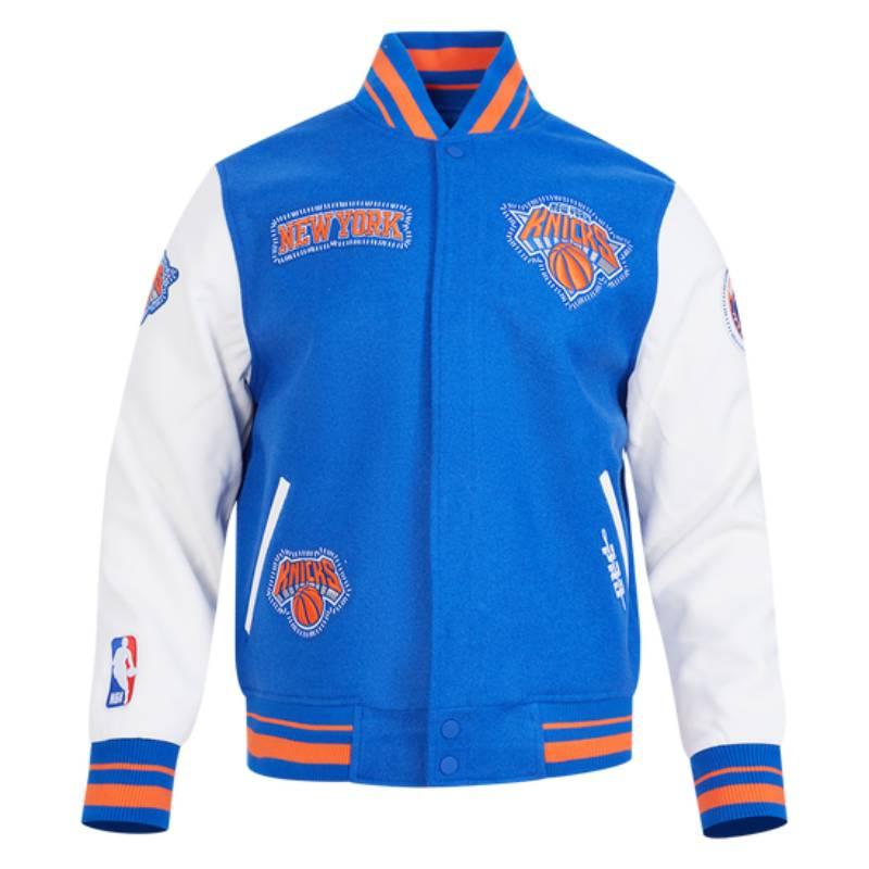 NBA公式 正規品 メンズ アウター スタジャン ジャケット ニューヨーク・ニックス NEW YORK KNICKSの画像