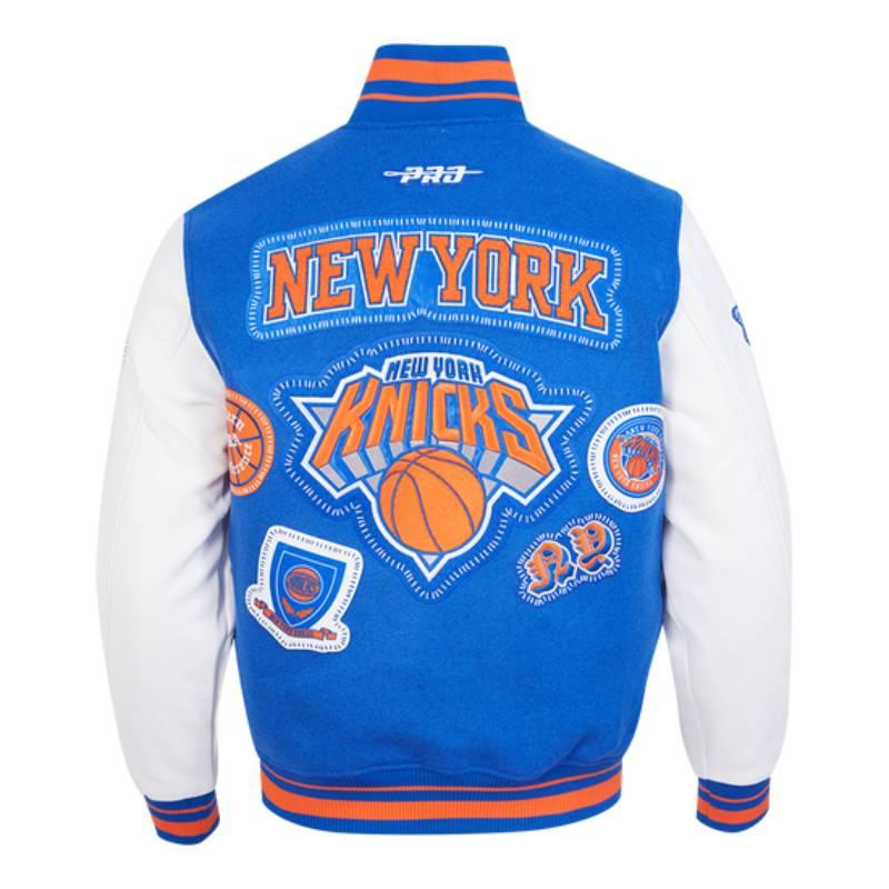 NBA公式 正規品 メンズ アウター スタジャン ジャケット ニューヨーク・ニックス NEW YORK KNICKSの画像