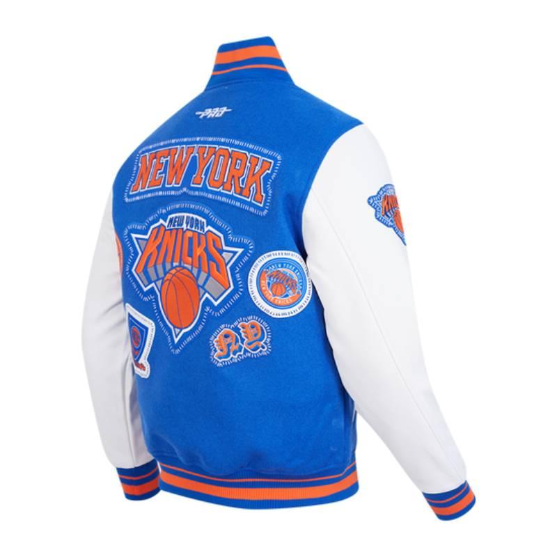 NBA公式 正規品 メンズ アウター スタジャン ジャケット ニューヨーク・ニックス NEW YORK KNICKSの画像