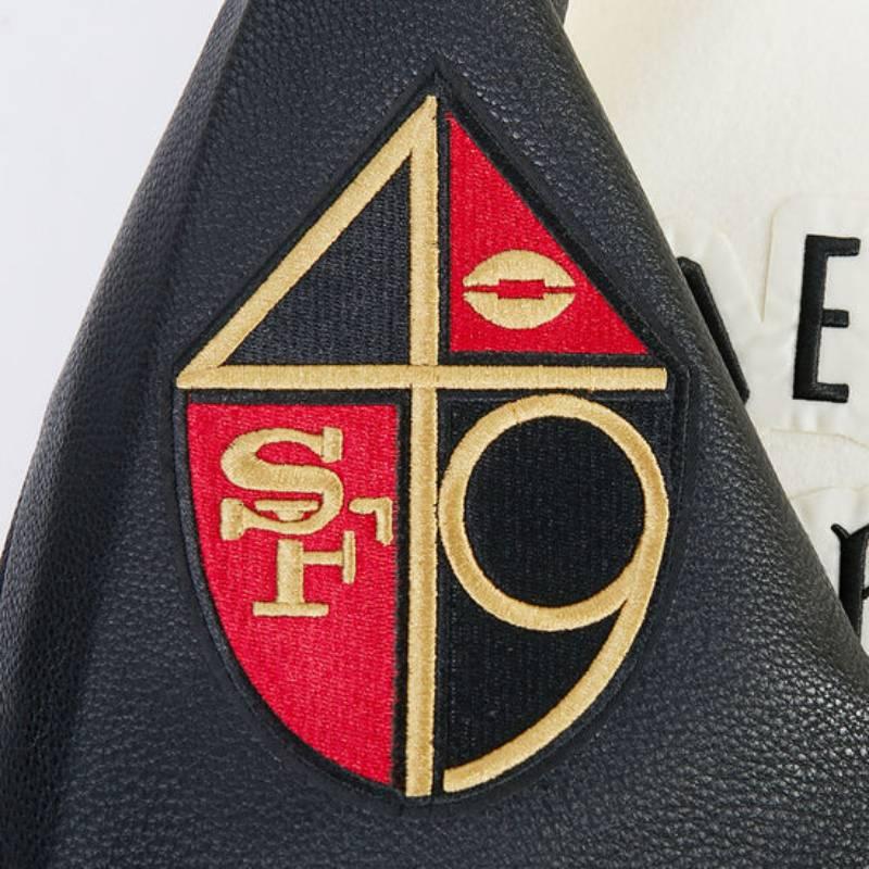 NFL公式 正規品 メンズ アウター スタジャン ジャケット サンフランシスコ・49ers SAN FRANCISCO 49ERSの画像