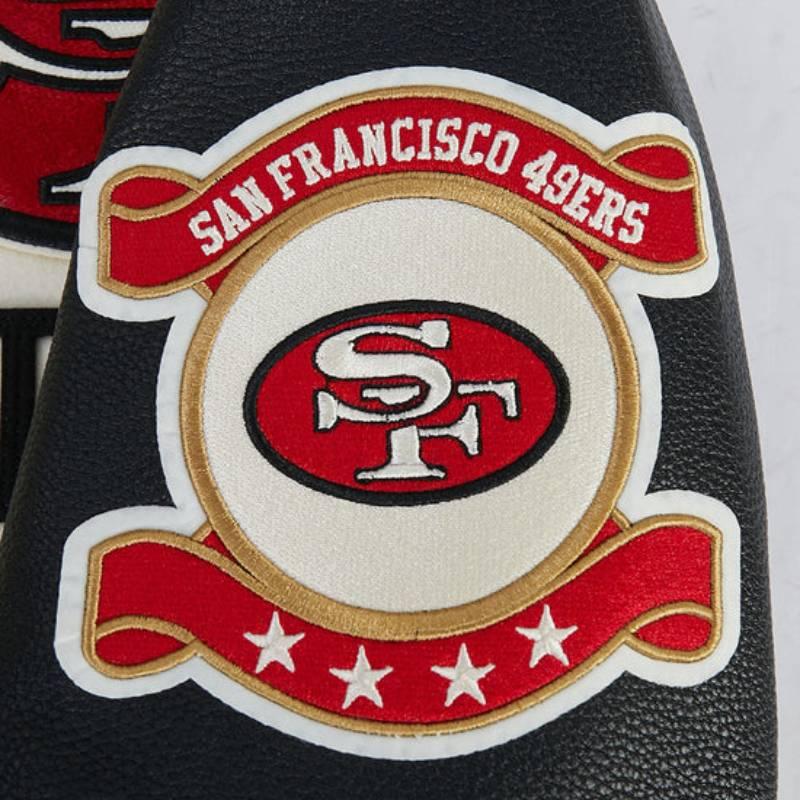 NFL公式 正規品 メンズ アウター スタジャン ジャケット サンフランシスコ・49ers SAN FRANCISCO 49ERSの画像