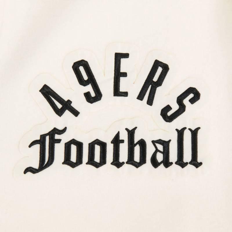 NFL公式 正規品 メンズ アウター スタジャン ジャケット サンフランシスコ・49ers SAN FRANCISCO 49ERSの画像