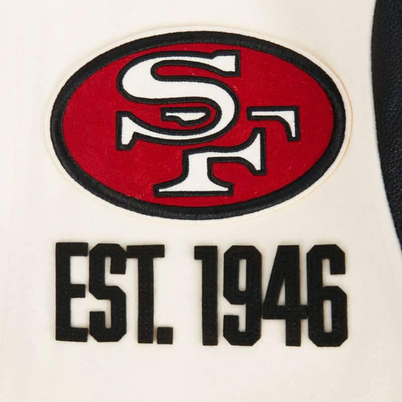 NFL公式 正規品 メンズ アウター スタジャン ジャケット サンフランシスコ・49ers SAN FRANCISCO 49ERSの画像