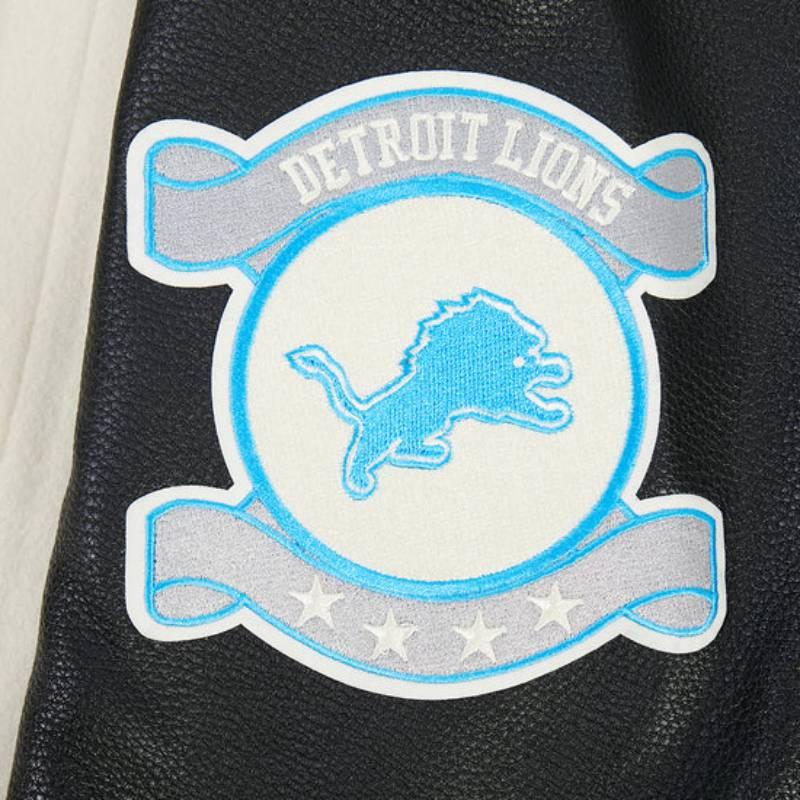 NFL公式 正規品 メンズ アウター スタジャン ジャケット デトロイト・ライオンズ DETROIT LIONSの画像