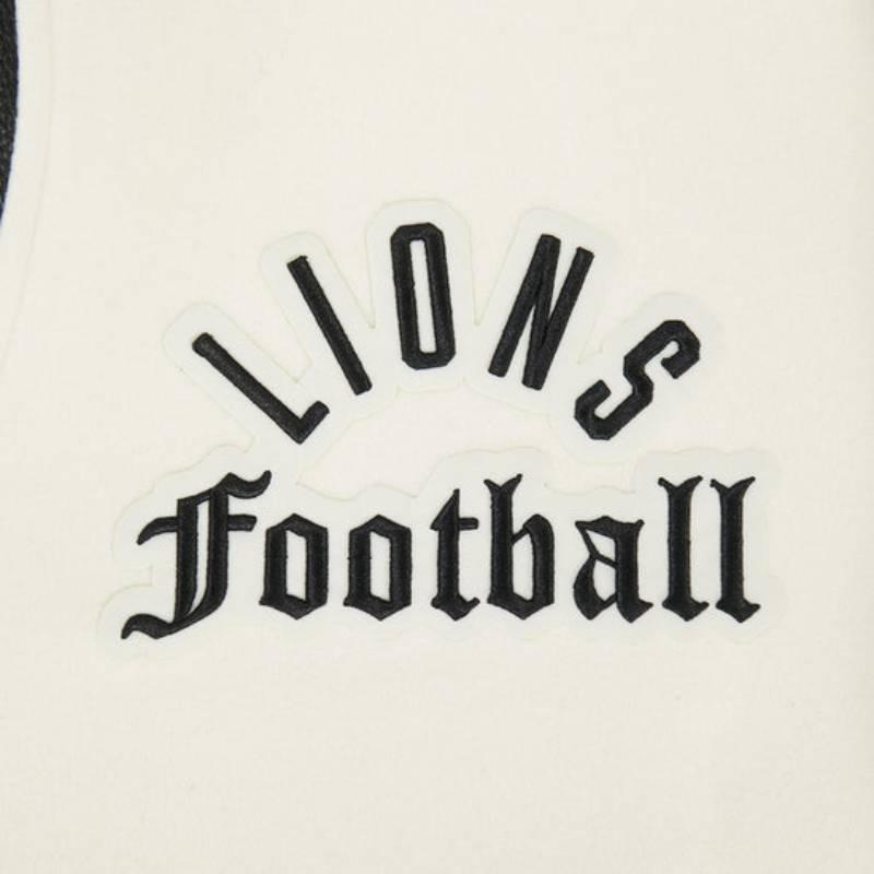 NFL公式 正規品 メンズ アウター スタジャン ジャケット デトロイト・ライオンズ DETROIT LIONSの画像