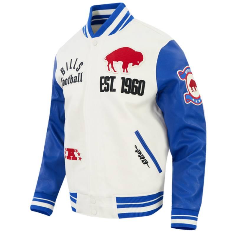 NFL公式 正規品 メンズ アウター スタジャン ジャケット バッファロー・ビルズ BUFFALO BILLSの画像