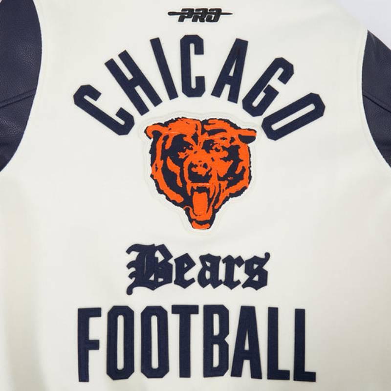 NFL公式 正規品 メンズ アウター スタジャン ジャケット シカゴ・ベアーズ CHICAGO BEARSの画像