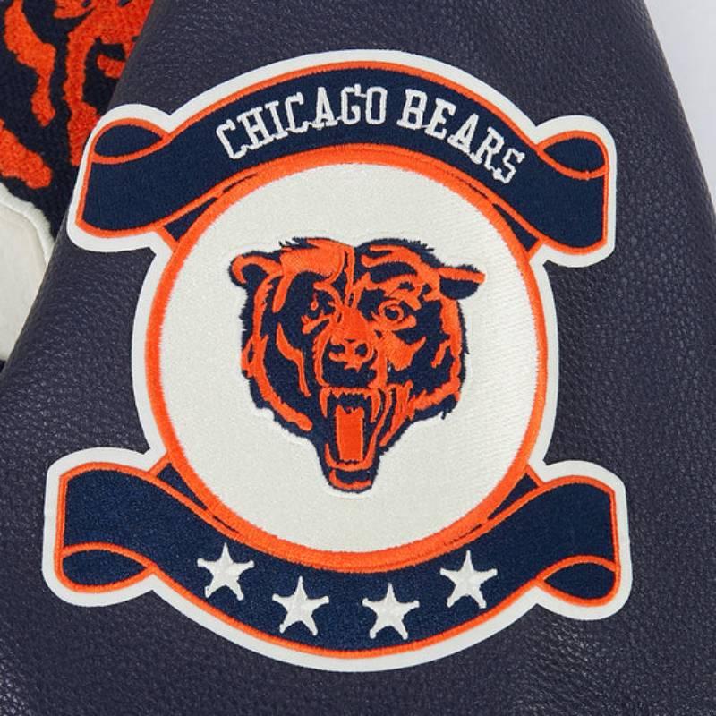 NFL公式 正規品 メンズ アウター スタジャン ジャケット シカゴ・ベアーズ CHICAGO BEARSの画像