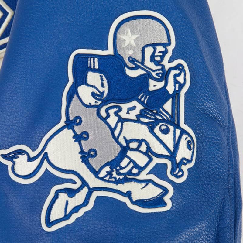 NFL公式 正規品 メンズ アウター スタジャン ジャケット ダラス・カウボーイズ DALLAS COWBOYSの画像