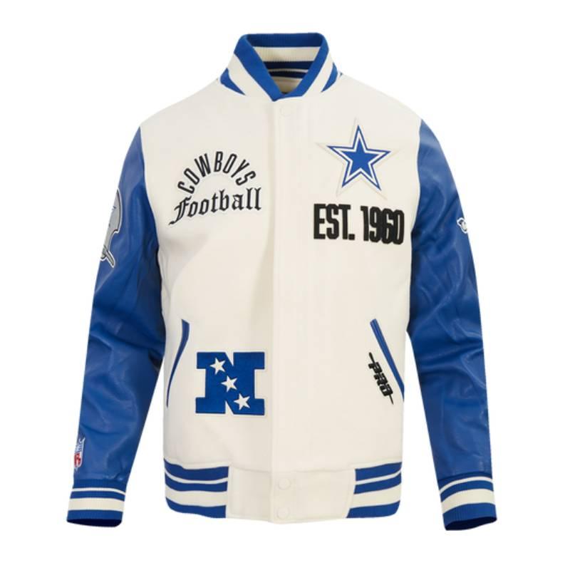 NFL公式 正規品 メンズ アウター スタジャン ジャケット ダラス・カウボーイズ DALLAS COWBOYSの画像