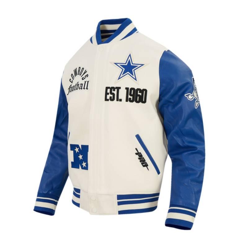 NFL公式 正規品 メンズ アウター スタジャン ジャケット ダラス・カウボーイズ DALLAS COWBOYSの画像