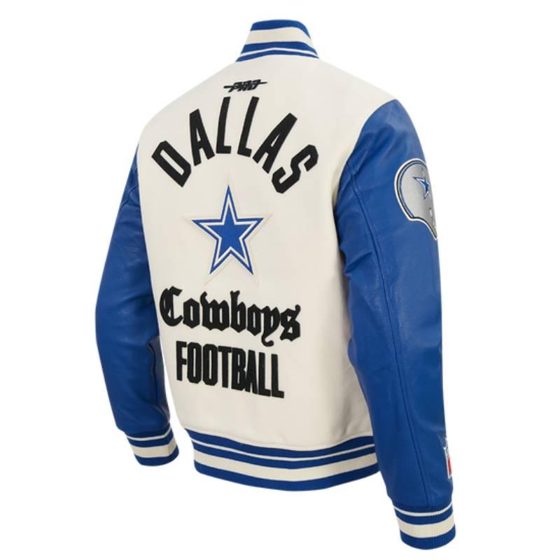 NFL公式 正規品 メンズ アウター スタジャン ジャケット ダラス・カウボーイズ DALLAS COWBOYSの画像