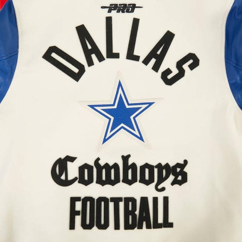 NFL公式 正規品 メンズ アウター スタジャン ジャケット ダラス・カウボーイズ DALLAS COWBOYSの画像