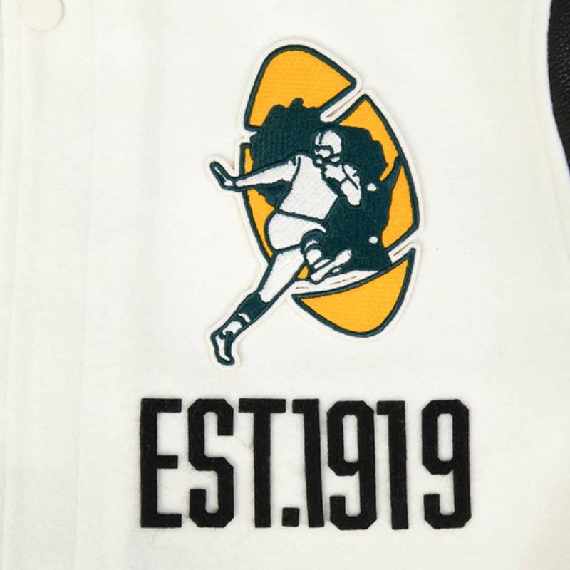 NFL公式 正規品 メンズ アウター スタジャン ジャケット グリーンベイ・パッカーズ GREEN BAY PACKERSの画像