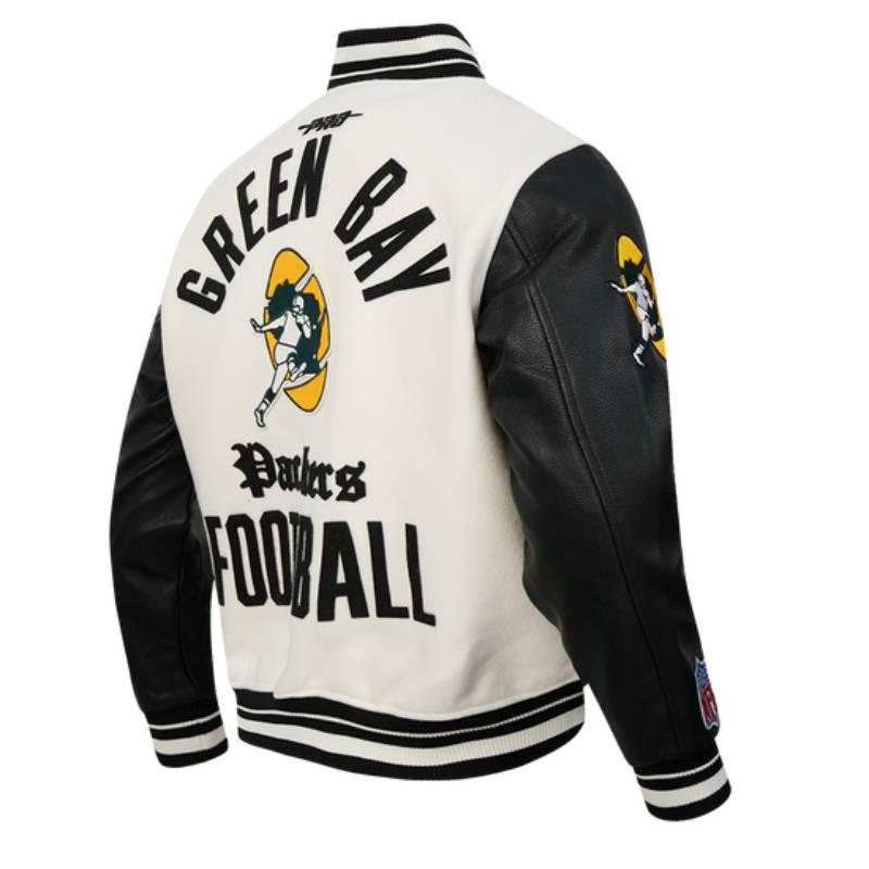 NFL公式 正規品 メンズ アウター スタジャン ジャケット グリーンベイ・パッカーズ GREEN BAY PACKERSの画像