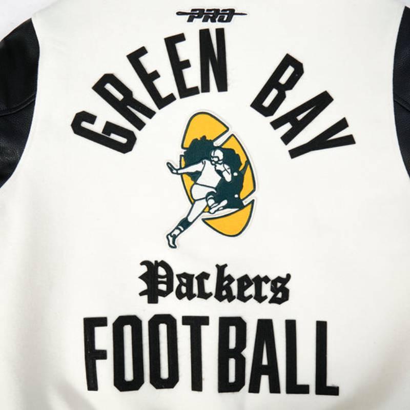 NFL公式 正規品 メンズ アウター スタジャン ジャケット グリーンベイ・パッカーズ GREEN BAY PACKERSの画像
