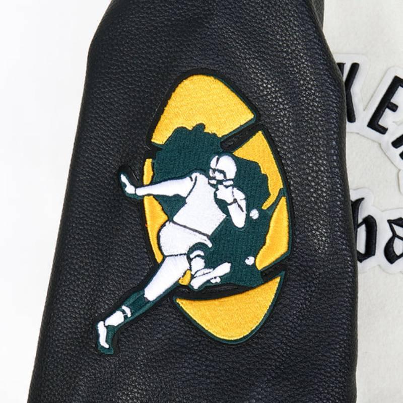 NFL公式 正規品 メンズ アウター スタジャン ジャケット グリーンベイ・パッカーズ GREEN BAY PACKERSの画像