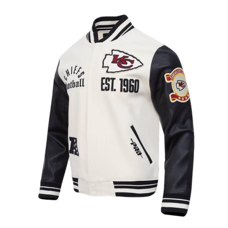 NFL公式 正規品 メンズ アウター スタジャン ジャケット カンザスシティ・チーフス KANSAS CITY CHIEFSの画像