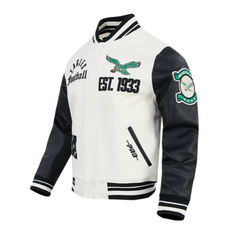 NFL公式 正規品 メンズ アウター スタジャン ジャケット フィラデルフィア・イーグルス PHILADELPHIA EAGLESの画像