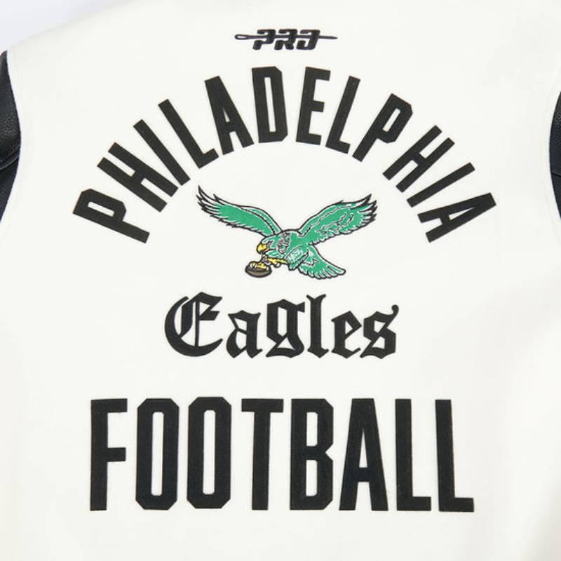 NFL公式 正規品 メンズ アウター スタジャン ジャケット フィラデルフィア・イーグルス PHILADELPHIA EAGLESの画像