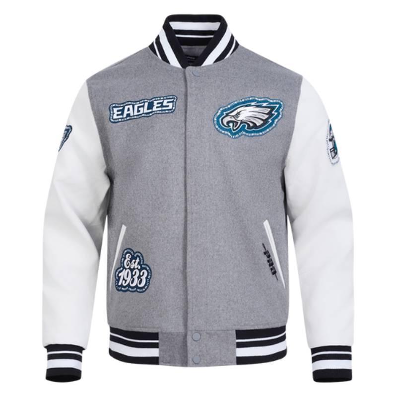 NFL公式 正規品 メンズ アウター スタジャン ジャケット フィラデルフィア・イーグルス PHILADELPHIA EAGLESの画像