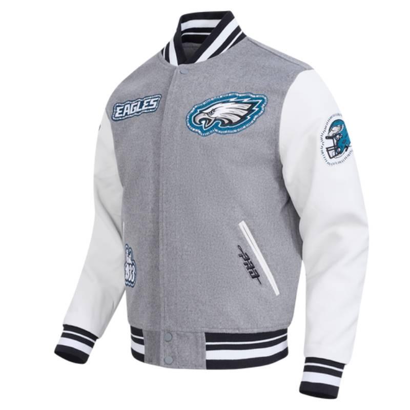 NFL公式 正規品 メンズ アウター スタジャン ジャケット フィラデルフィア・イーグルス PHILADELPHIA EAGLESの画像