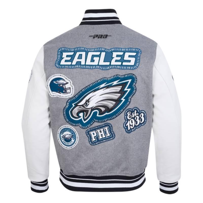 NFL公式 正規品 メンズ アウター スタジャン ジャケット フィラデルフィア・イーグルス PHILADELPHIA EAGLESの画像